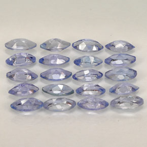 Tanzanite naturale blu da  ct, marchesa, VVS-VS