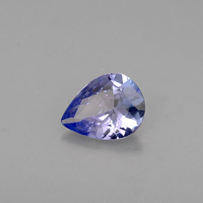 Tanzanite naturale blu da 0,24 ct, taglio a pera, VVS