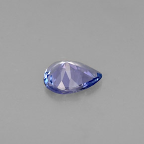 Tanzanite naturale blu da 0,24 ct, taglio a pera, VVS