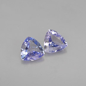 Tanzanite naturale blu da  ct, trillion, VS
