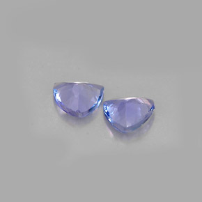 Tanzanite naturale blu da  ct, trillion, VS