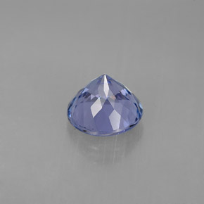Tanzanite naturale viola da 1,75 ct, taglio rotondo, VVS-VS