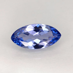 Tanzanite naturale blu da 1,02 ct, marchesa, VVS