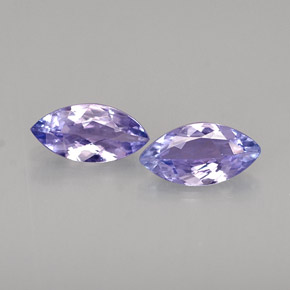 Gemme di Tanzanite Viola Blu naturale da  ct, Taglio marquise, VVS-VS