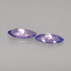 Gemme di Tanzanite Viola Blu naturale da  ct, Taglio marquise, VVS-VS