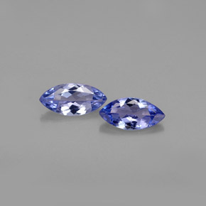 Tanzanite naturale blu da  ct, marchesa, VVS-VS