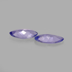 Tanzanite naturale blu da  ct, marchesa, VVS