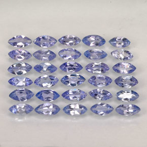 Tanzanite naturale blu da  ct, marchesa, VVS-VS
