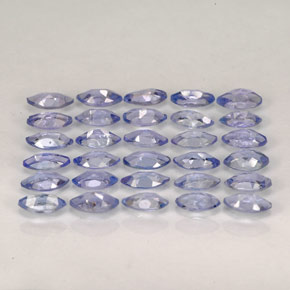 Tanzanite naturale blu da  ct, marchesa, VVS-VS