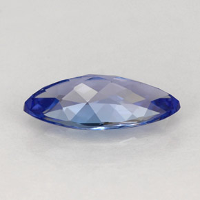 Tanzanite viola blu naturale da 1,19 ct, taglio marquise, VVS