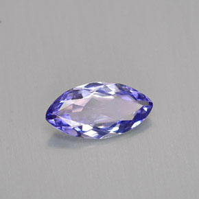 Tanzanite naturale blu da 1,03 ct, marchesa, VVS