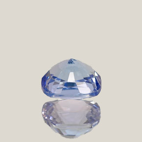 Tanzanite naturale blu da 0,80 ct, taglio a cuscino, VVS