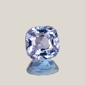 Tanzanite naturale blu da 0,70 ct, taglio a cuscino, VVS