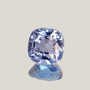 Tanzanite naturale blu da 0,70 ct, taglio a cuscino, VVS