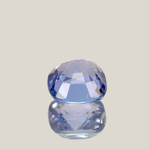 Tanzanite naturale blu da 0,70 ct, taglio a cuscino, VVS