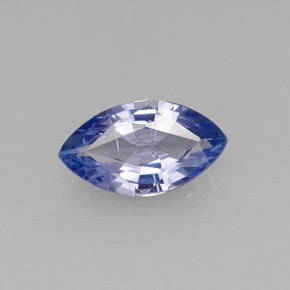 Tanzanite naturale blu da 0,78 ct, marchesa, VS