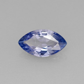 Tanzanite naturale blu da 0,78 ct, marchesa, VS