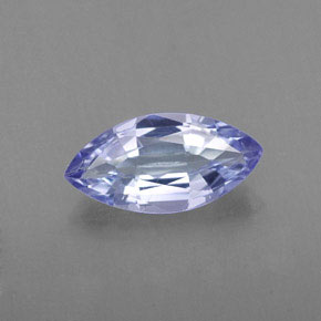 Tanzanite naturale blu da 0,76 ct, marchesa, VS