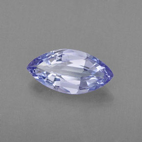 Tanzanite naturale blu da 0,76 ct, marchesa, VS