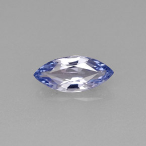 Tanzanite naturale blu da 0,49 ct, marchesa, VVS-VS