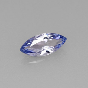 Tanzanite naturale blu da 0,49 ct, marchesa, VVS-VS