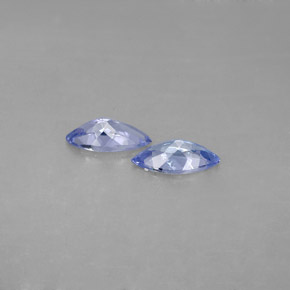Tanzanite naturale blu da  ct, marchesa, VVS-VS