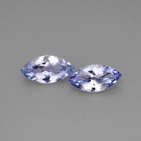 Tanzanite naturale blu da  ct, marchesa, VVS-VS