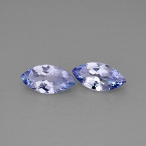 Tanzanite naturale blu da  ct, marchesa, VVS-VS