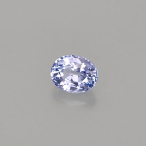 Tanzanite naturale blu da 0,60 ct, taglio ovale, VVS