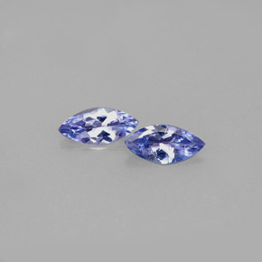 Gemme di Tanzanite Viola Blu naturale da  ct, Taglio marquise, VVS-VS