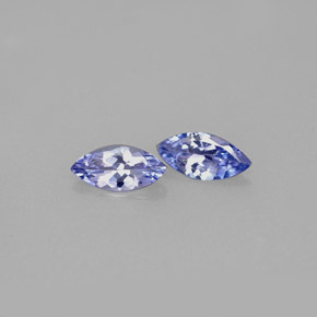 Gemme di Tanzanite Viola Blu naturale da  ct, Taglio marquise, VVS-VS