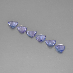 Tanzanite naturale blu da  ct, trillion, VS