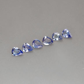 Tanzanite naturale blu da  ct, taglio a pera, VS