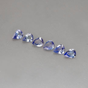 Tanzanite naturale blu da  ct, taglio a pera, VS