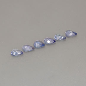Tanzanite naturale blu da  ct, taglio a pera, VS