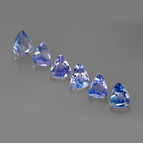 Tanzanite naturale blu da  ct, taglio a pera, VS