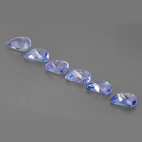 Tanzanite naturale blu da  ct, taglio a pera, VS