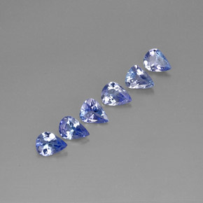 Tanzanite naturale blu da  ct, taglio a pera, VS