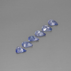 Tanzanite naturale blu da  ct, taglio a pera, VS