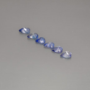 Gemme di Tanzanite Viola Blu naturale da  ct, Forma a pera, VS