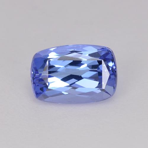 Tanzanite naturale blu da 0,99 ct, taglio a cuscino, VVS-VS