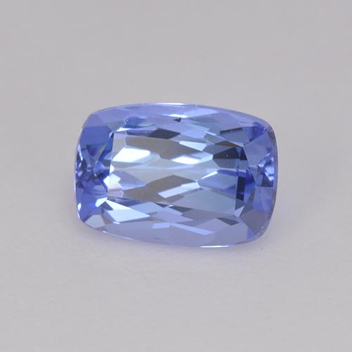 Tanzanite naturale blu da 0,99 ct, taglio a cuscino, VVS-VS