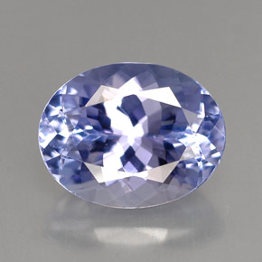 Tanzanite naturale blu da 3,14 ct, taglio ovale, VVS-VS
