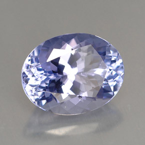 Tanzanite naturale blu da 3,14 ct, taglio ovale, VVS-VS