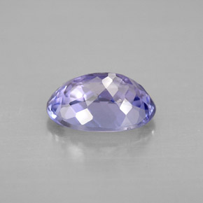 Tanzanite naturale viola da 2,46 ct, taglio ovale, VS