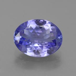 Tanzanite naturale blu da 2,12 ct, taglio ovale, VVS-VS