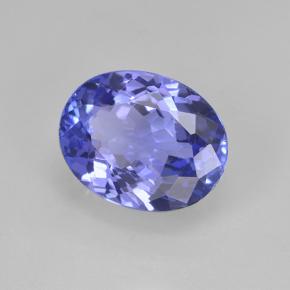 Tanzanite Intenso Viola Blu naturale da 2.23 ct, Taglio ovale, VS