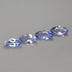 Tanzanite naturale blu da  ct, marchesa, VS