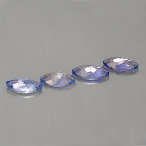 Tanzanite naturale blu da  ct, marchesa, VS