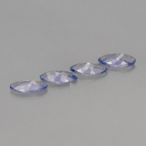 Tanzanite naturale blu da  ct, marchesa, VVS-VS